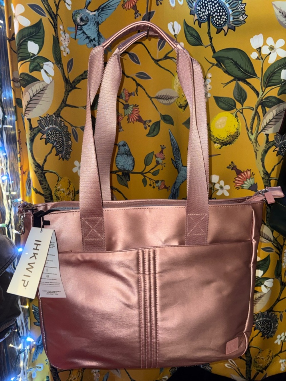 New IHKWIP Carry Your Confidence Antitheft Tote Pink